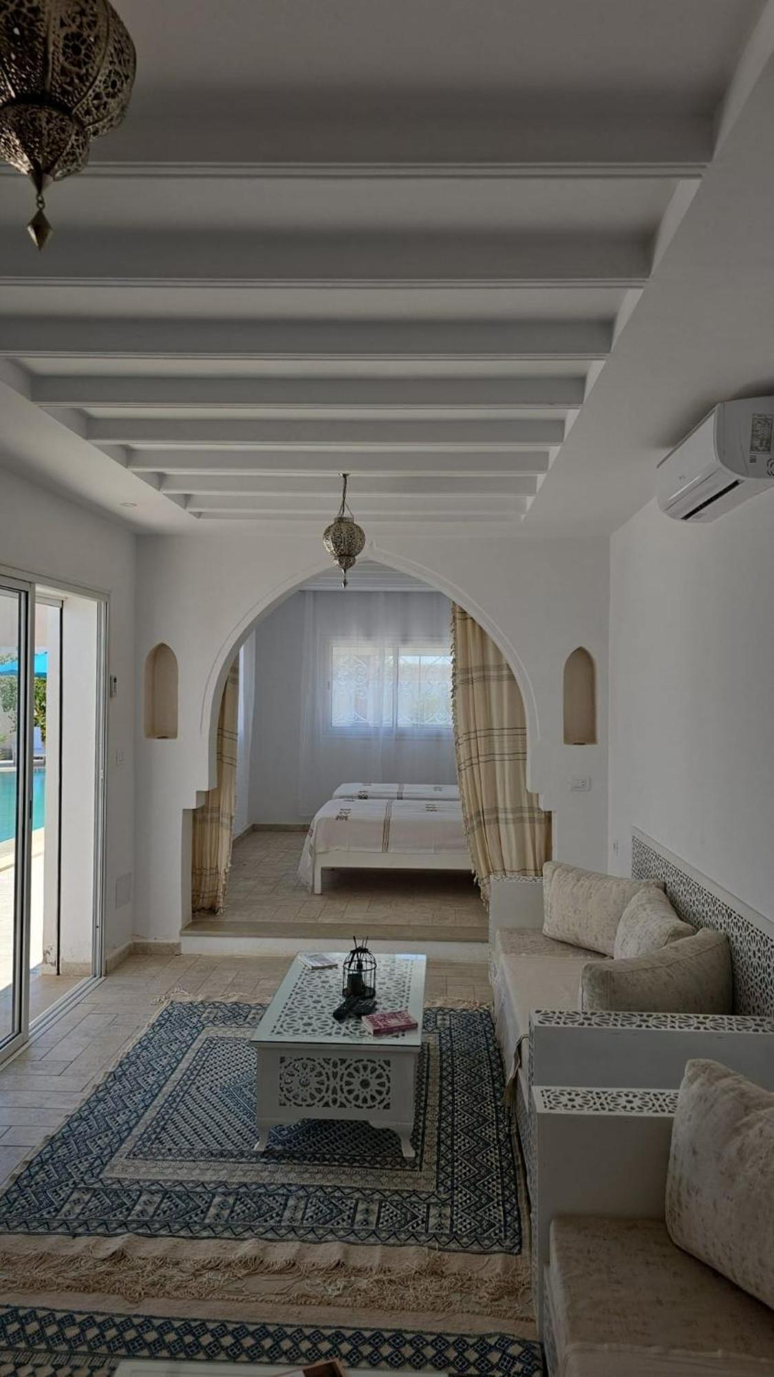 Villa La Palmeraie D'Arkou, Grande Piscine Exterior foto