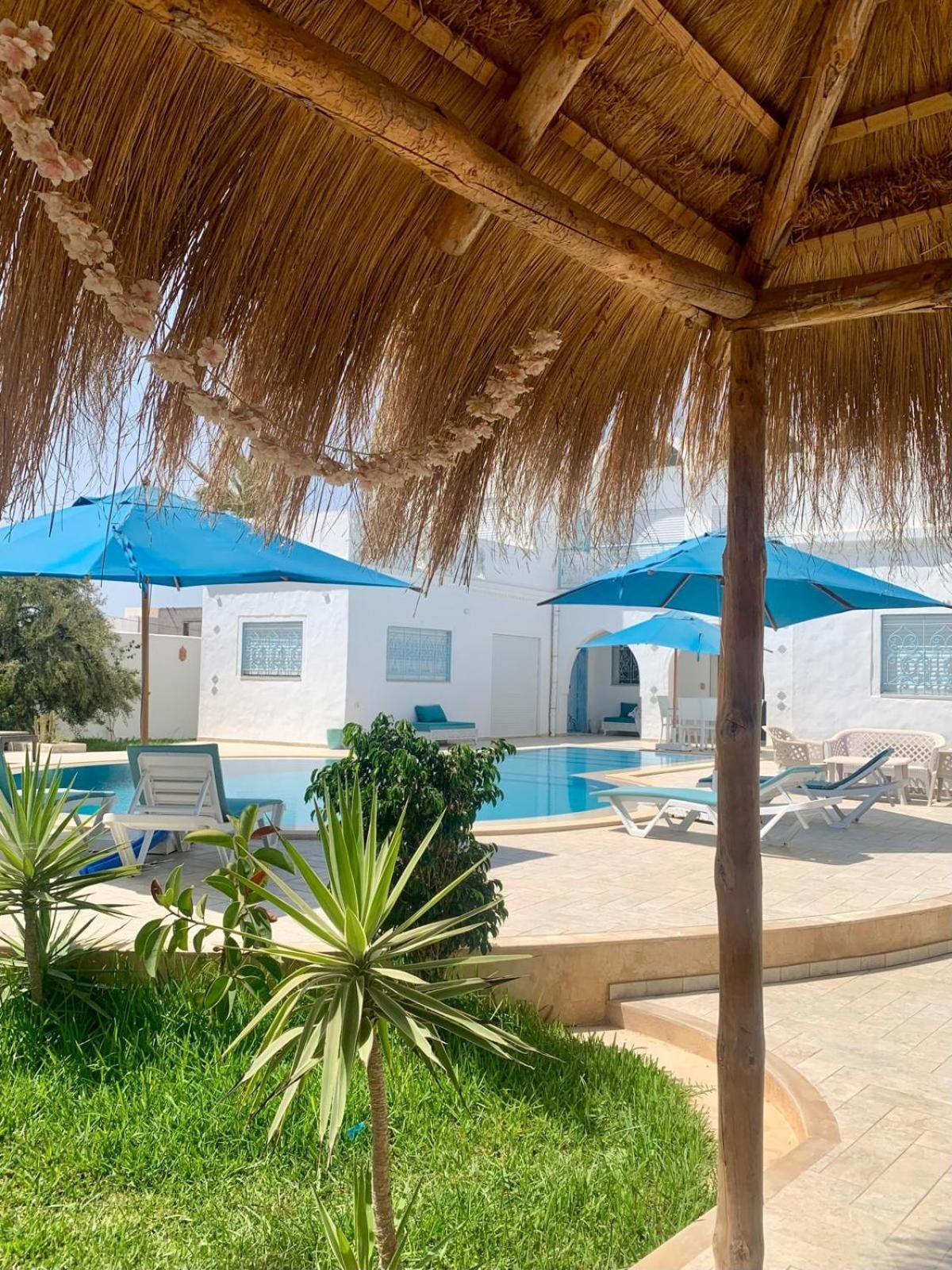 Villa La Palmeraie D'Arkou, Grande Piscine Exterior foto