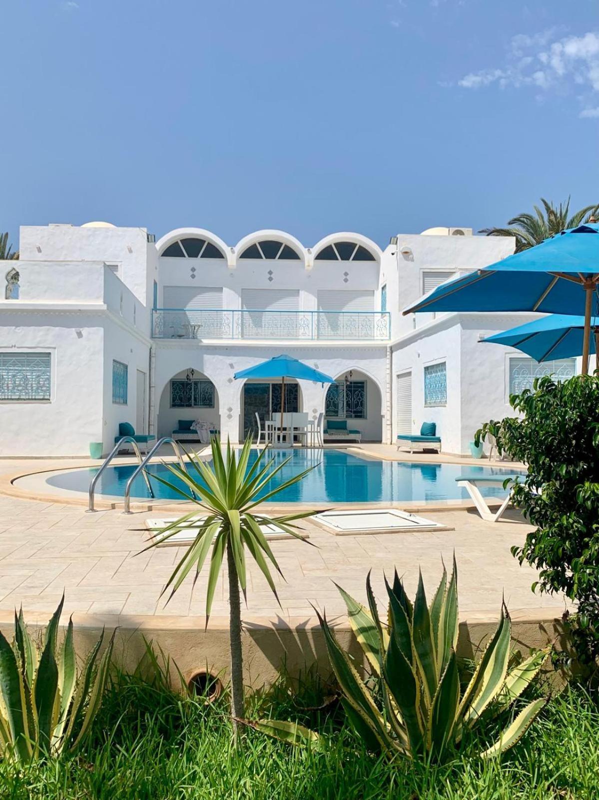 Villa La Palmeraie D'Arkou, Grande Piscine Exterior foto