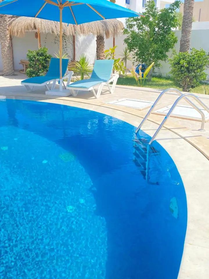 Villa La Palmeraie D'Arkou, Grande Piscine Exterior foto